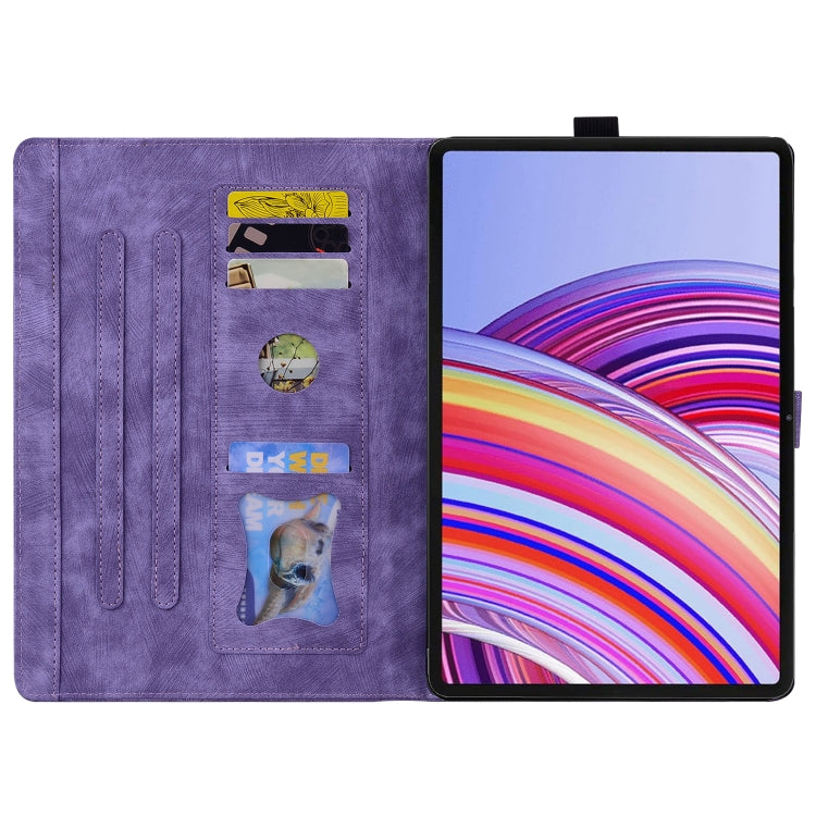 For Xiaomi Redmi Pad 2 Pro / Pro 12.1 Cartoon Sakura Cat Embossed Leather Tablet Case