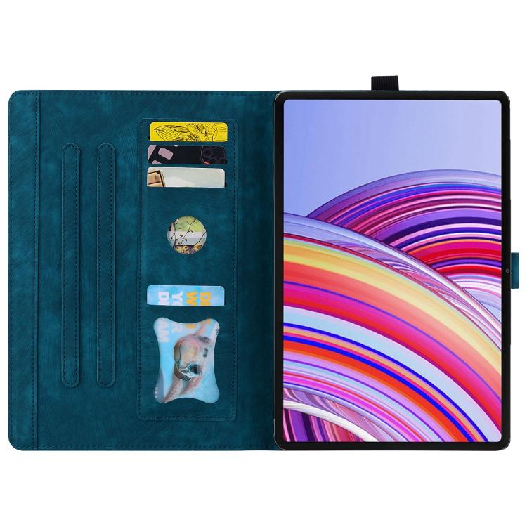 For Xiaomi Redmi Pad 2 Cartoon Sakura Cat Embossed Leather Tablet Case