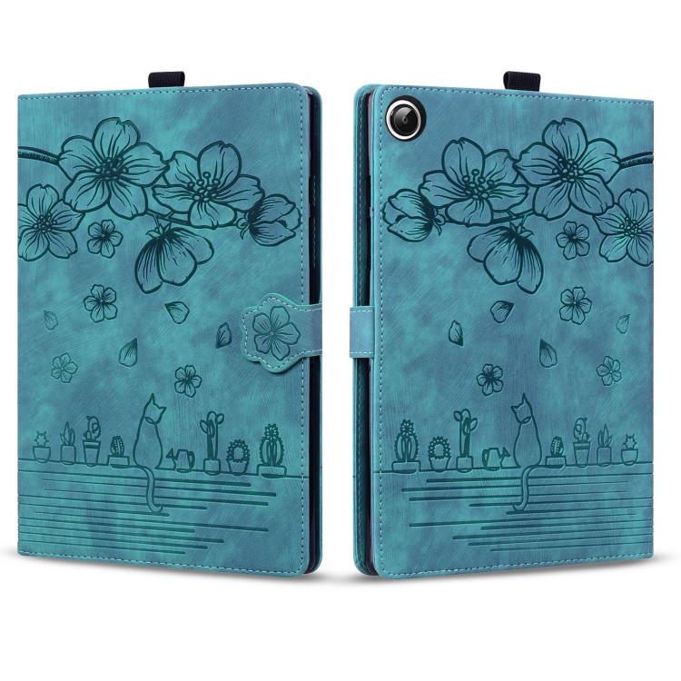 For Xiaomi Redmi Pad 2 SE 9.7 2026 Cartoon Sakura Cat Embossed Leather Tablet Case