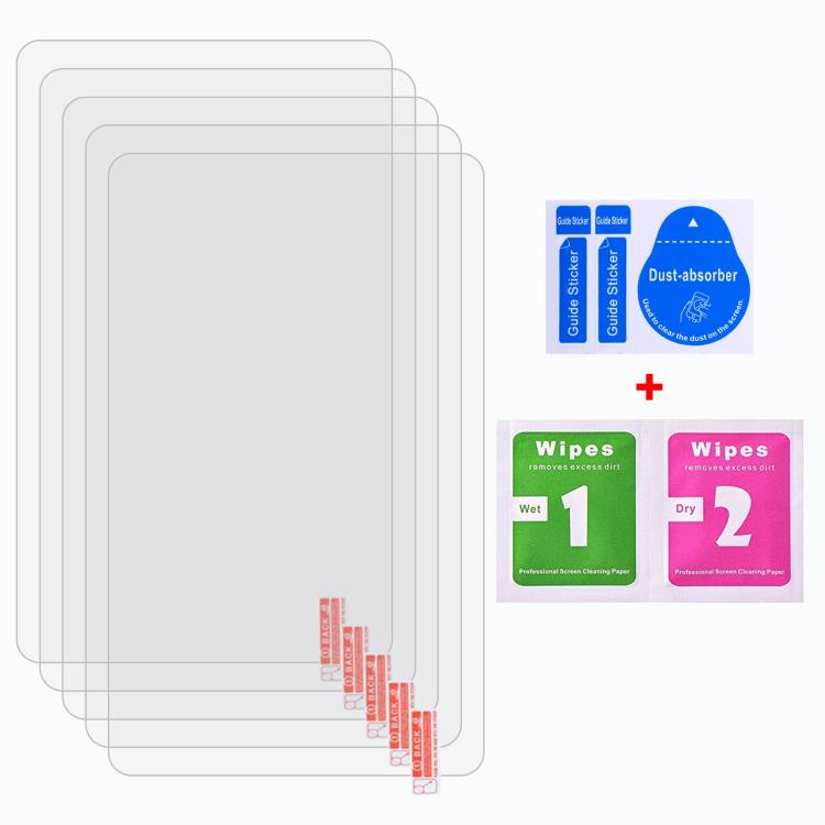 For LUCA TA08E1W63-V1H 8.0 inch 25pcs 0.3mm 9H Explosion-proof Tempered Tablet Glass Film