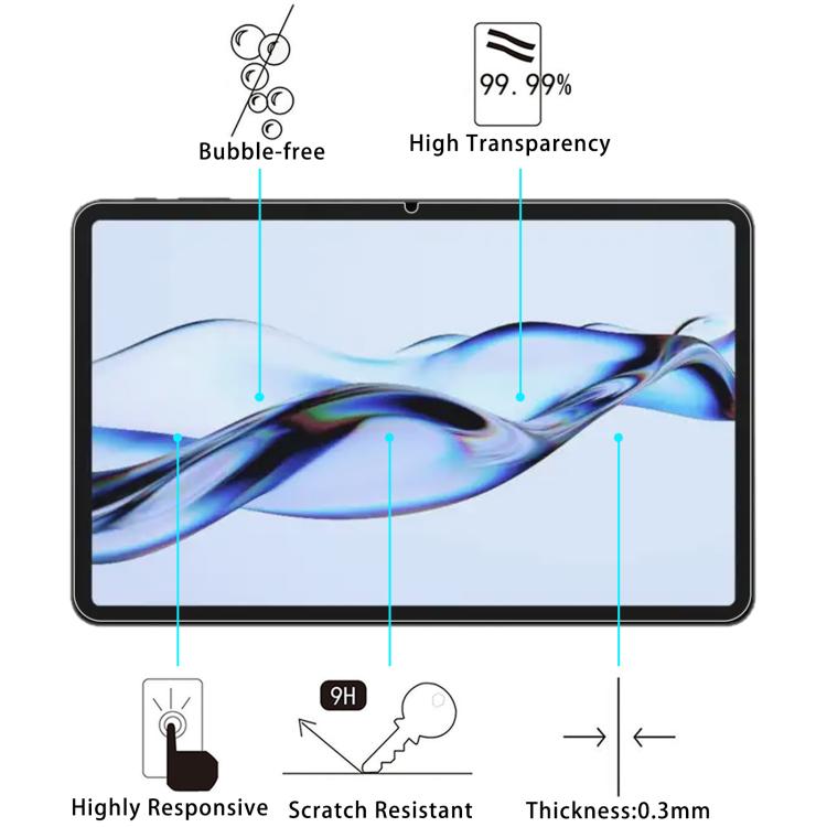 For LUCA TM12E3W74-KV1H 11.95 inch 25pcs 0.3mm 9H Explosion-proof Tempered Tablet Glass Film