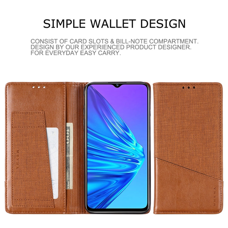 For OPPO Realme 5 MUXMA MX109 Horizontal Flip Leather Case with Holder & Card Slot & Wallet