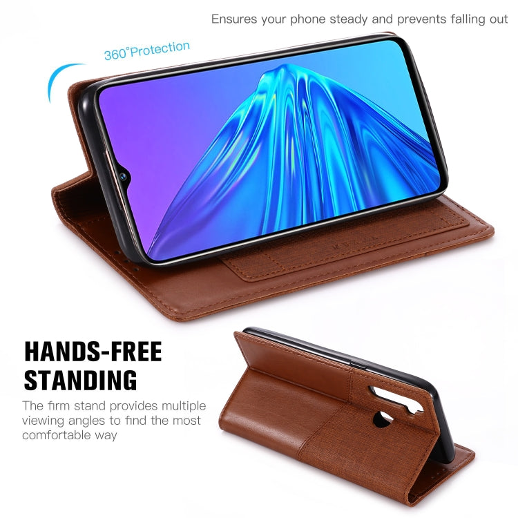 For OPPO Realme 5 MUXMA MX109 Horizontal Flip Leather Case with Holder & Card Slot & Wallet