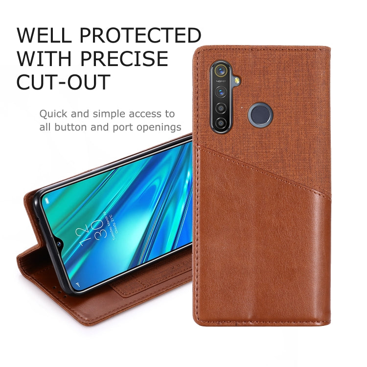 For OPPO Realme 5 Pro MUXMA MX109 Horizontal Flip Leather Case with Holder & Card Slot & Wallet