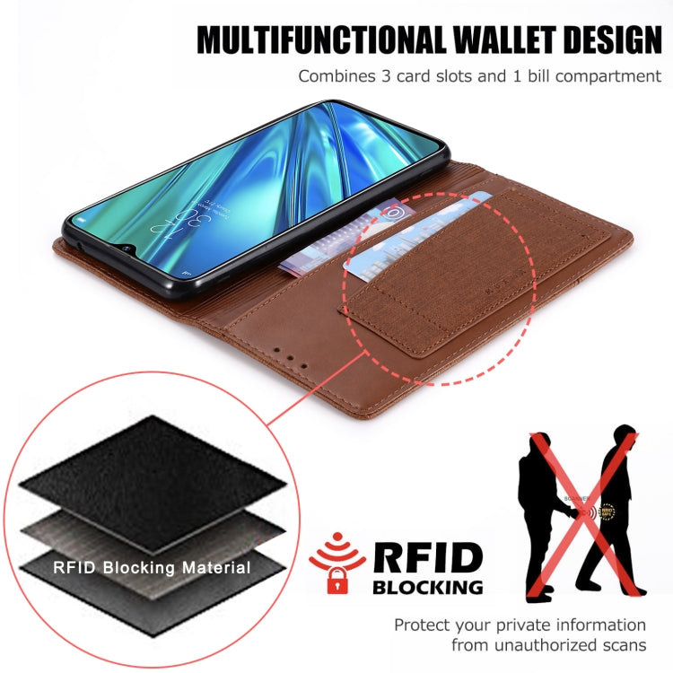 For OPPO Realme 5 Pro MUXMA MX109 Horizontal Flip Leather Case with Holder & Card Slot & Wallet