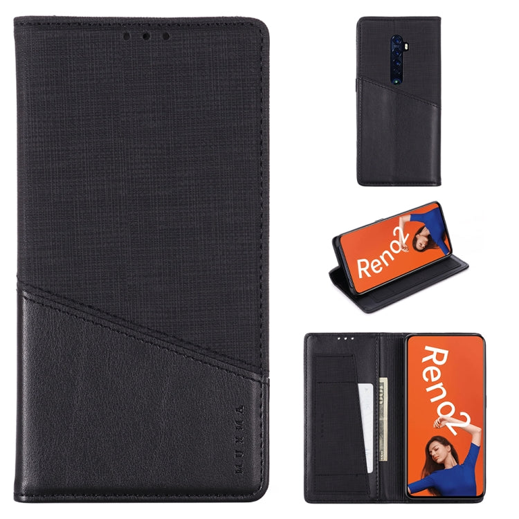 For OPPO Reno 2 MUXMA MX109 Horizontal Flip Leather Case with Holder & Card Slot & Wallet