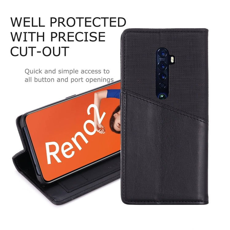 For OPPO Reno 2 MUXMA MX109 Horizontal Flip Leather Case with Holder & Card Slot & Wallet