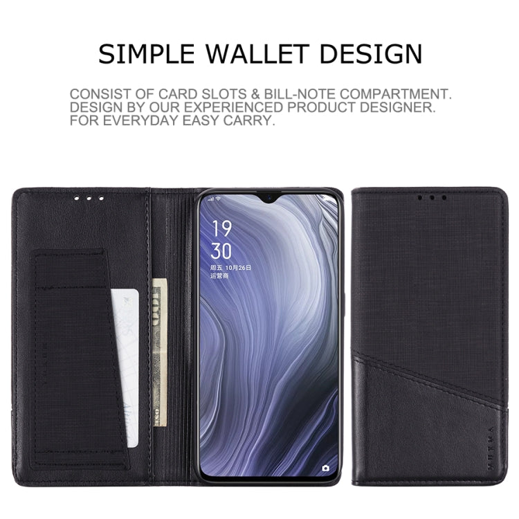 For OPPO Reno Z MUXMA MX109 Horizontal Flip Leather Case with Holder & Card Slot & Wallet