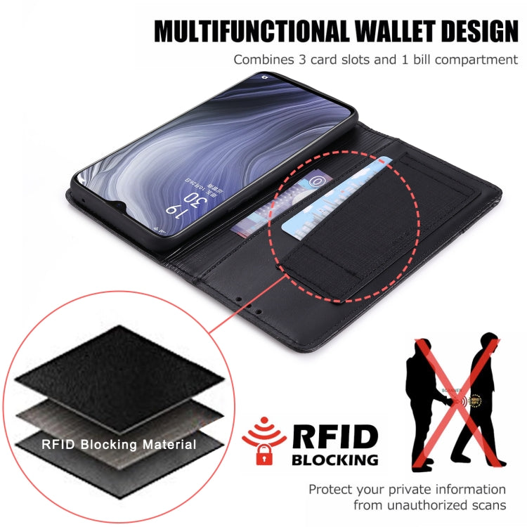 For OPPO Reno Z MUXMA MX109 Horizontal Flip Leather Case with Holder & Card Slot & Wallet
