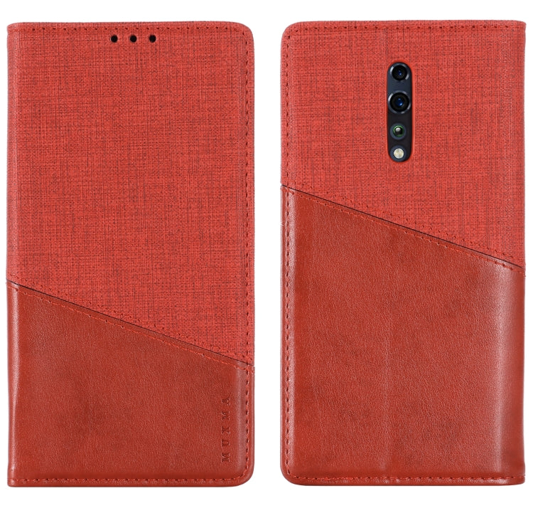 For OPPO Reno Z MUXMA MX109 Horizontal Flip Leather Case with Holder & Card Slot & Wallet