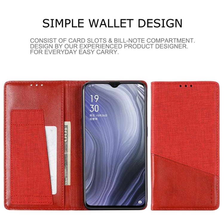 For OPPO Reno Z MUXMA MX109 Horizontal Flip Leather Case with Holder & Card Slot & Wallet