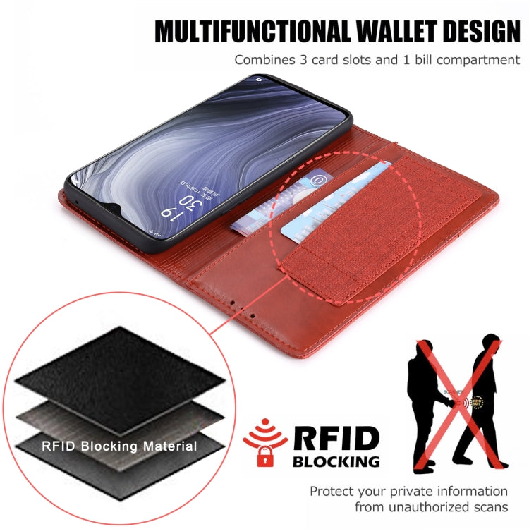 For OPPO Reno Z MUXMA MX109 Horizontal Flip Leather Case with Holder & Card Slot & Wallet