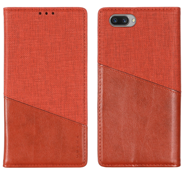 For OPPO A3s MUXMA MX109 Horizontal Flip Leather Case with Holder & Card Slot & Wallet