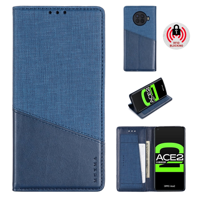 For OPPO Ace2 MUXMA MX109 Horizontal Flip Leather Case with Holder & Card Slot & Wallet