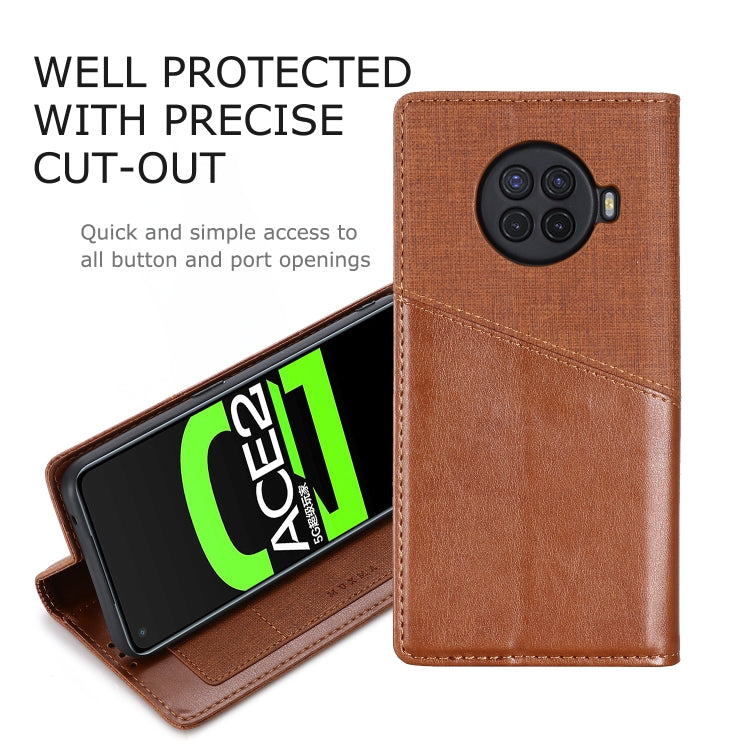 For OPPO Ace2 MUXMA MX109 Horizontal Flip Leather Case with Holder & Card Slot & Wallet