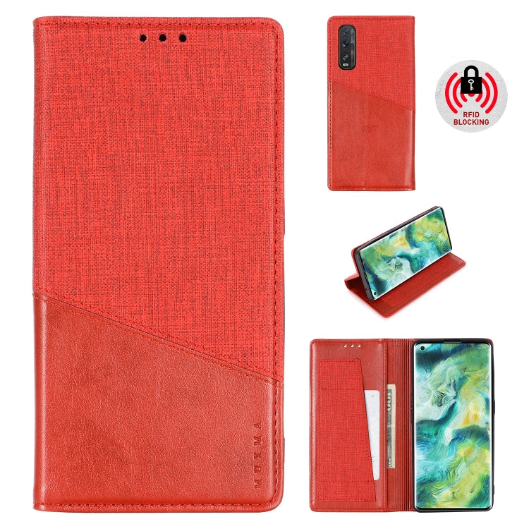 For OPPO Find X2 MUXMA MX109 Horizontal Flip Leather Case with Holder & Card Slot & Wallet