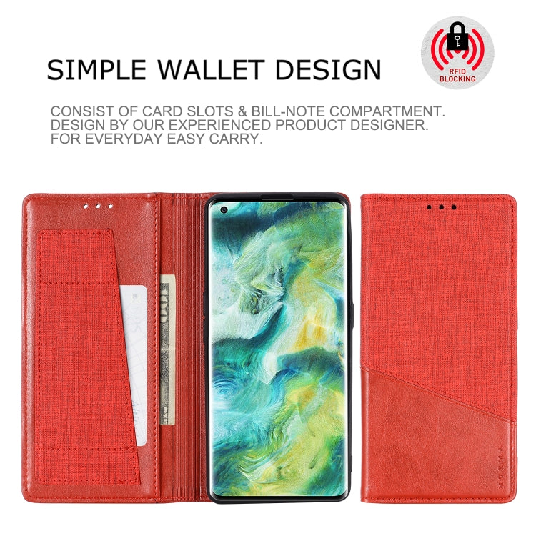 For OPPO Find X2 MUXMA MX109 Horizontal Flip Leather Case with Holder & Card Slot & Wallet