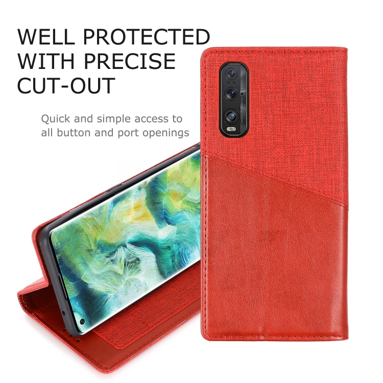 For OPPO Find X2 MUXMA MX109 Horizontal Flip Leather Case with Holder & Card Slot & Wallet