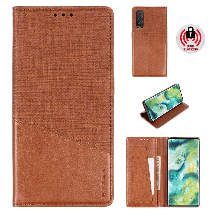 For OPPO Find X2 MUXMA MX109 Horizontal Flip Leather Case with Holder & Card Slot & Wallet