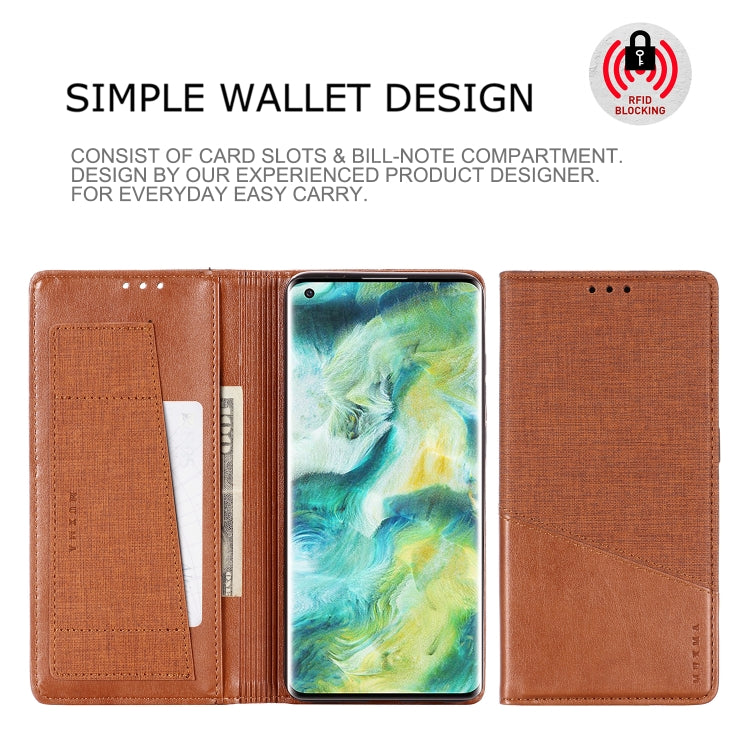 For OPPO Find X2 MUXMA MX109 Horizontal Flip Leather Case with Holder & Card Slot & Wallet