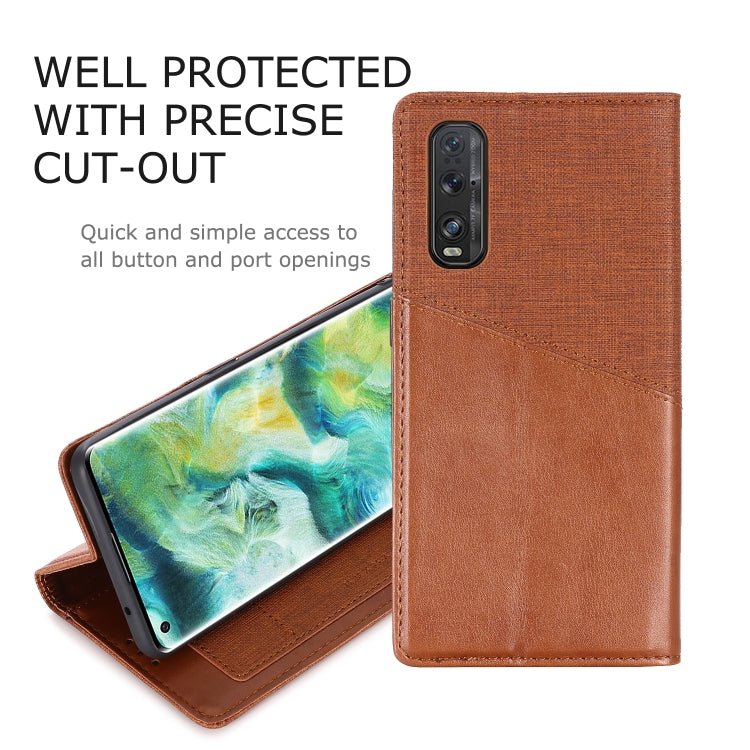 For OPPO Find X2 MUXMA MX109 Horizontal Flip Leather Case with Holder & Card Slot & Wallet