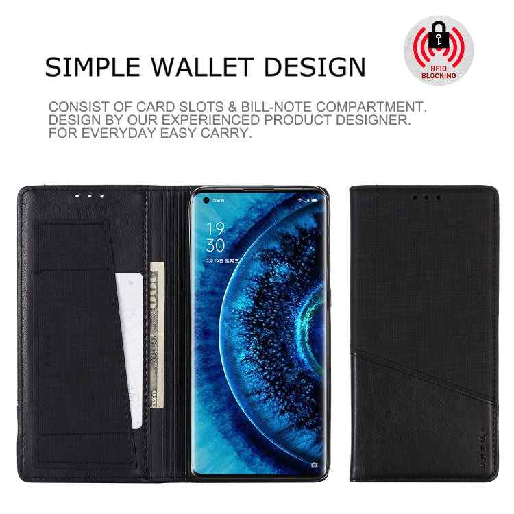For OPPO Find X2 Pro MUXMA MX109 Horizontal Flip Leather Case with Holder & Card Slot & Wallet