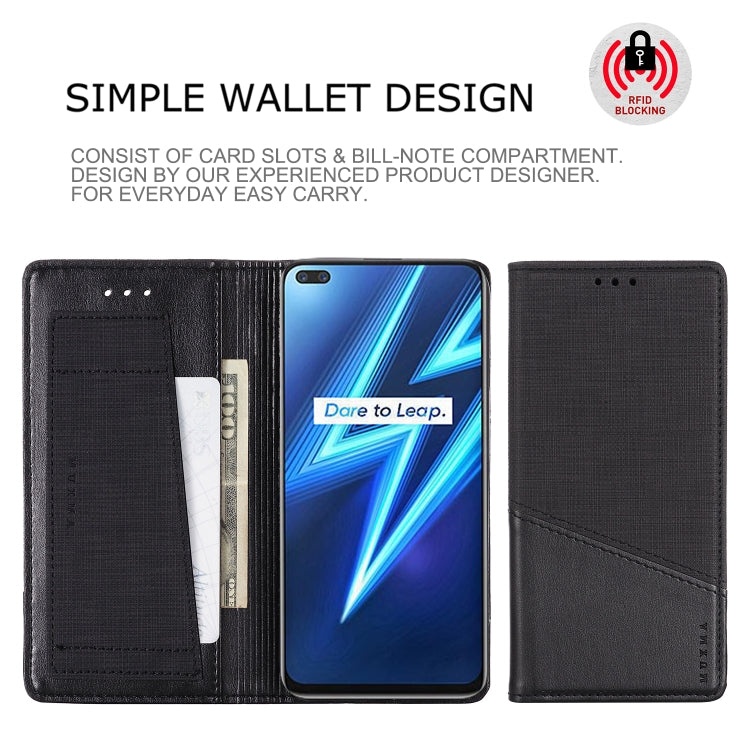 For OPPO Realme 6 Pro MUXMA MX109 Horizontal Flip Leather Case with Holder & Card Slot & Wallet