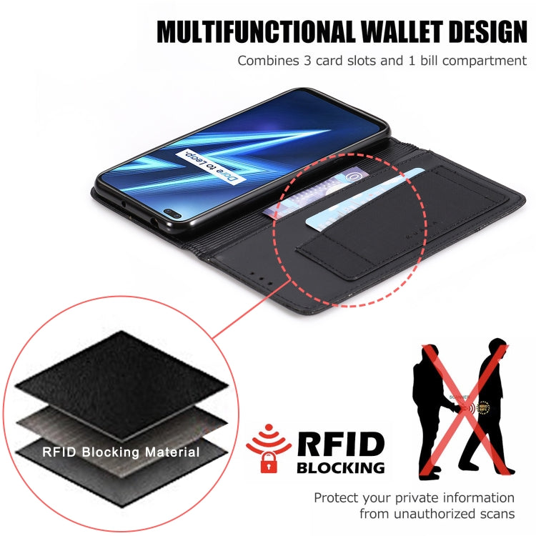For OPPO Realme 6 Pro MUXMA MX109 Horizontal Flip Leather Case with Holder & Card Slot & Wallet