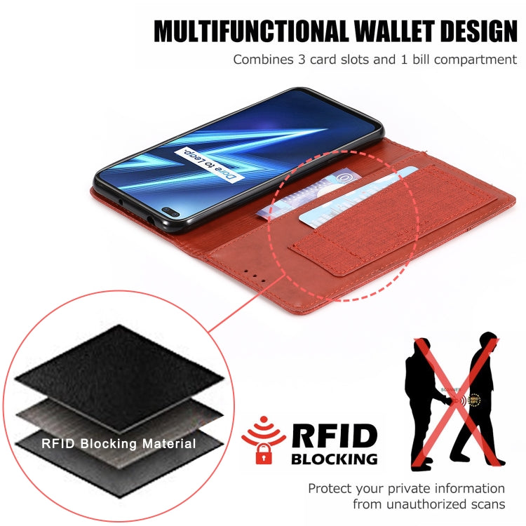For OPPO Realme 6 Pro MUXMA MX109 Horizontal Flip Leather Case with Holder & Card Slot & Wallet