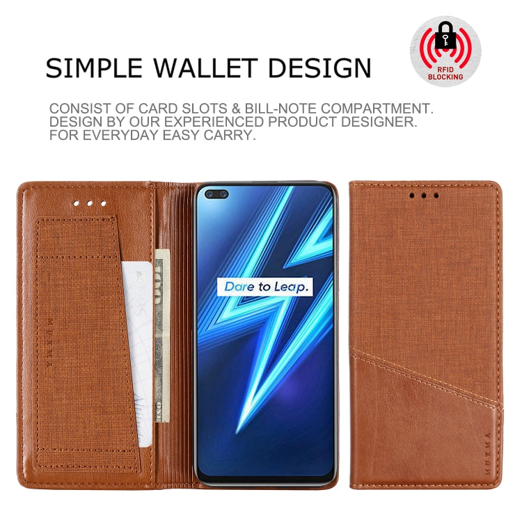For OPPO Realme 6 Pro MUXMA MX109 Horizontal Flip Leather Case with Holder & Card Slot & Wallet