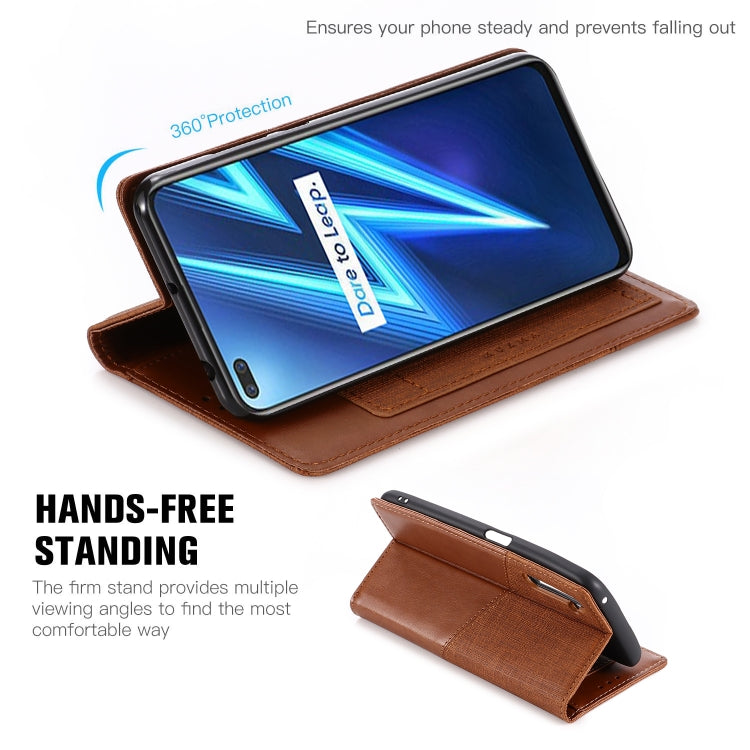 For OPPO Realme 6 Pro MUXMA MX109 Horizontal Flip Leather Case with Holder & Card Slot & Wallet