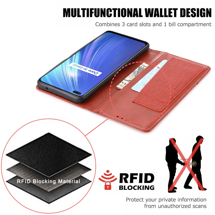 For OPPO Realme X50 MUXMA MX109 Horizontal Flip Leather Case with Holder & Card Slot & Wallet