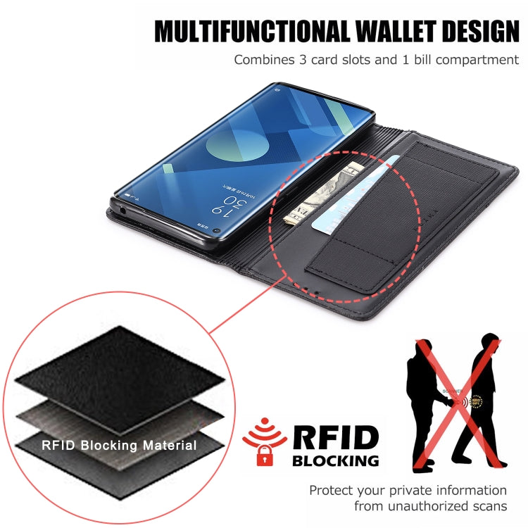 For OPPO Reno 3 Pro MUXMA MX109 Horizontal Flip Leather Case with Holder & Card Slot & Wallet