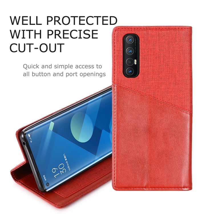 For OPPO Reno 3 Pro MUXMA MX109 Horizontal Flip Leather Case with Holder & Card Slot & Wallet