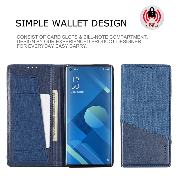 For OPPO Reno 3 Pro MUXMA MX109 Horizontal Flip Leather Case with Holder & Card Slot & Wallet