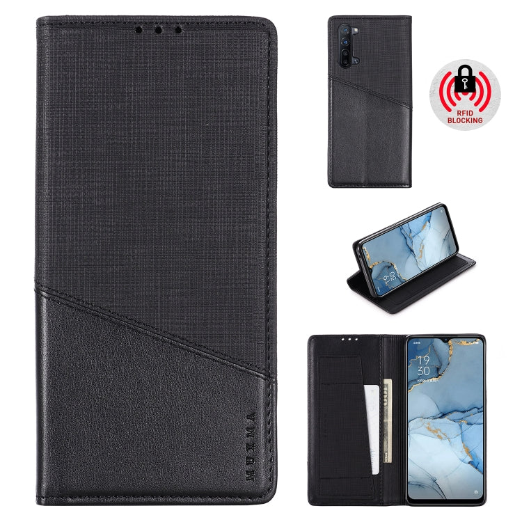For OPPO Reno3 MUXMA MX109 Horizontal Flip Leather Case with Holder & Card Slot & Wallet