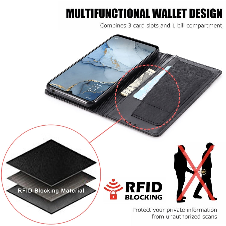 For OPPO Reno3 MUXMA MX109 Horizontal Flip Leather Case with Holder & Card Slot & Wallet