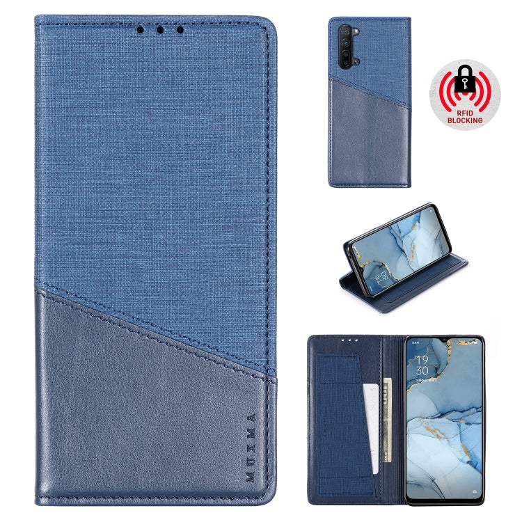 For OPPO Reno3 MUXMA MX109 Horizontal Flip Leather Case with Holder & Card Slot & Wallet