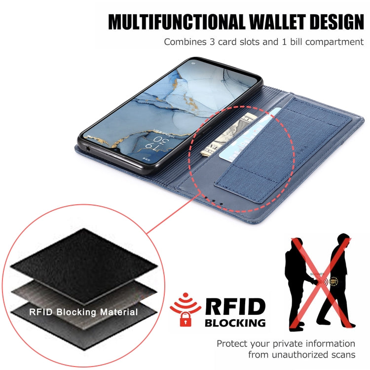 For OPPO Reno3 MUXMA MX109 Horizontal Flip Leather Case with Holder & Card Slot & Wallet