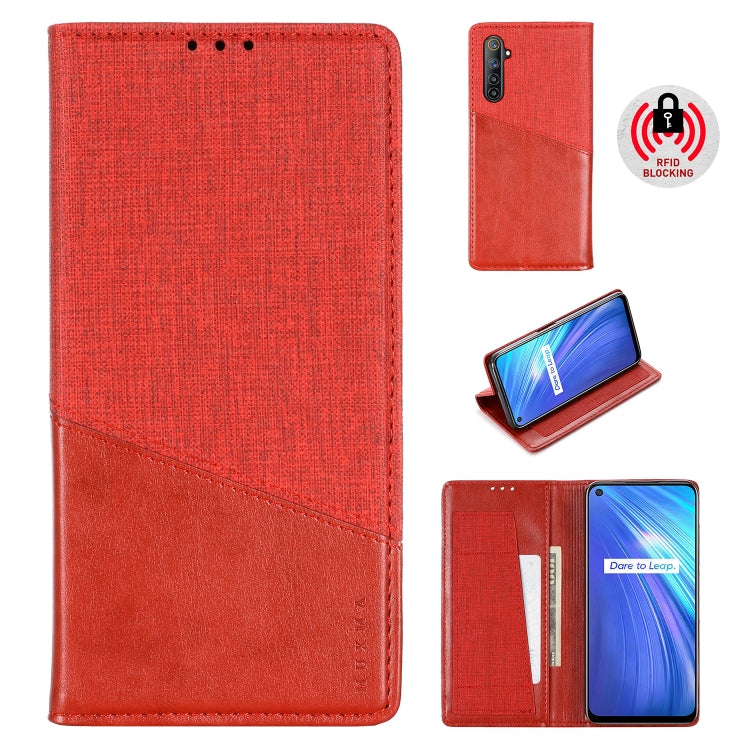 For OPPO Realme 6 MUXMA MX109 Horizontal Flip Leather Case with Holder & Card Slot & Wallet