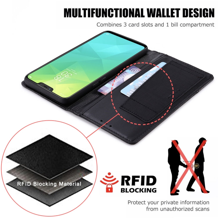 For OPPO Realme 2 MUXMA MX109 Horizontal Flip Leather Case with Holder & Card Slot & Wallet