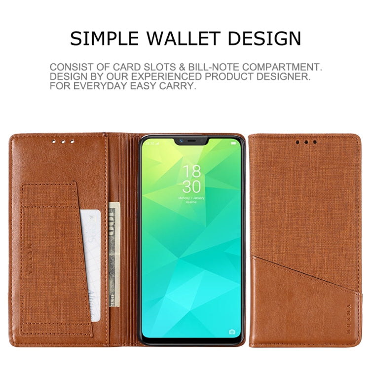 For OPPO Realme 2 MUXMA MX109 Horizontal Flip Leather Case with Holder & Card Slot & Wallet