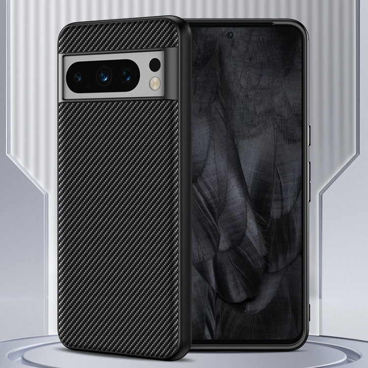 For Google Pixel 9 Pro XL Ultra-thin Carbon Fiber Texture Printing Phone Case