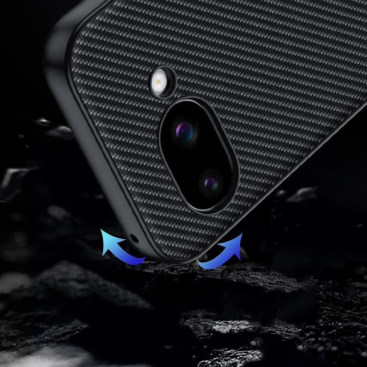 For Google Pixel 9a Ultra-thin Carbon Fiber Texture Printing Phone Case