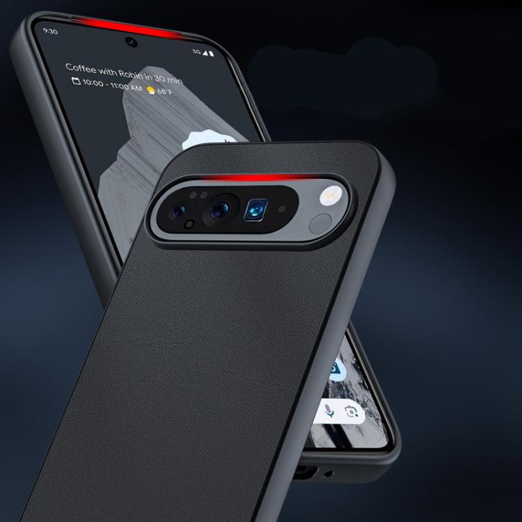 For Google Pixel 10 / 10 Pro Ultra-thin Plain Skin Leather Phone Case