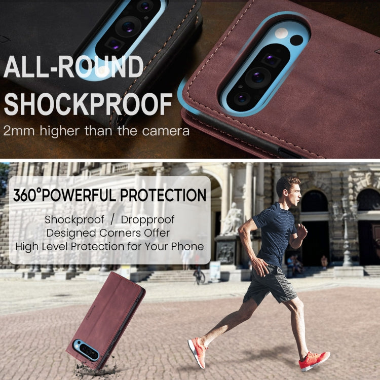 For Google Pixel 10 Pro XL / 9 Pro XL CaseMe 013 Multifunctional Horizontal Flip Leather Phone Case