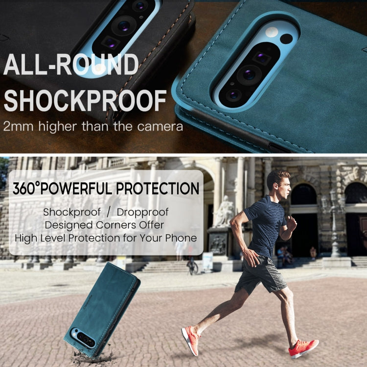 For Google Pixel 10 Pro XL / 9 Pro XL CaseMe 013 Multifunctional Horizontal Flip Leather Phone Case