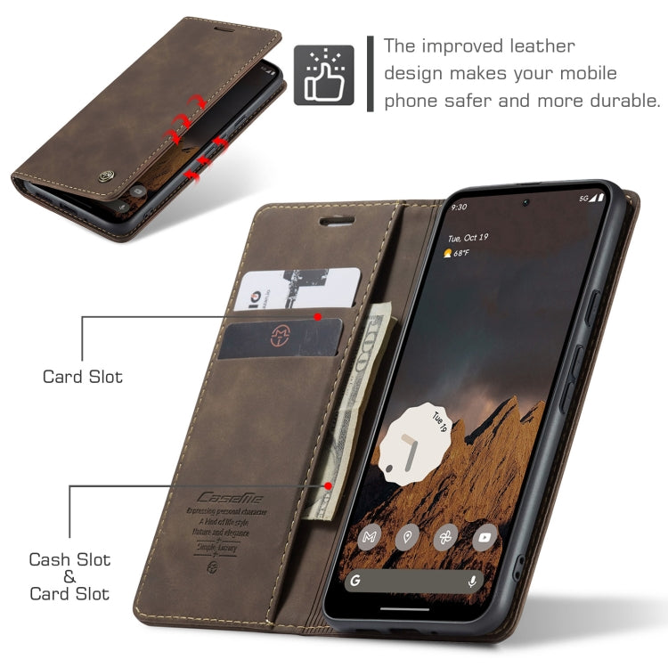 For Google Pixel 10 / 10 Pro / 9 CaseMe 013 Multifunctional Horizontal Flip Leather Phone Case