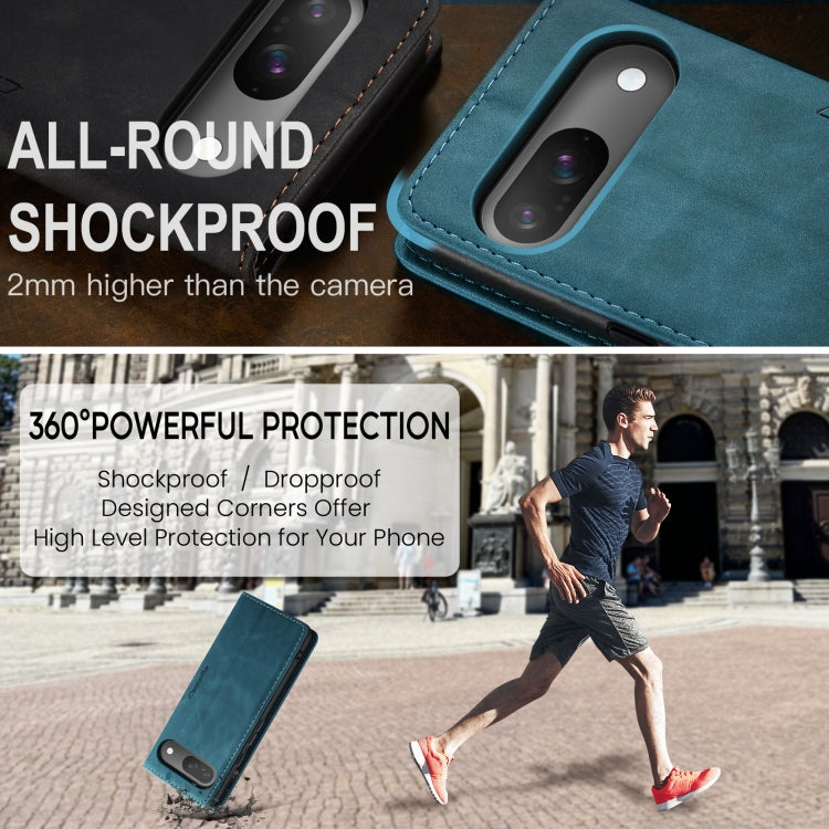 For Google Pixel 10 / 10 Pro / 9 CaseMe 013 Multifunctional Horizontal Flip Leather Phone Case