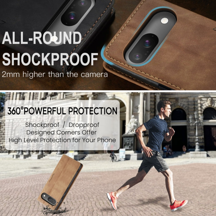 For Google Pixel 10 / 10 Pro / 9 CaseMe 013 Multifunctional Horizontal Flip Leather Phone Case